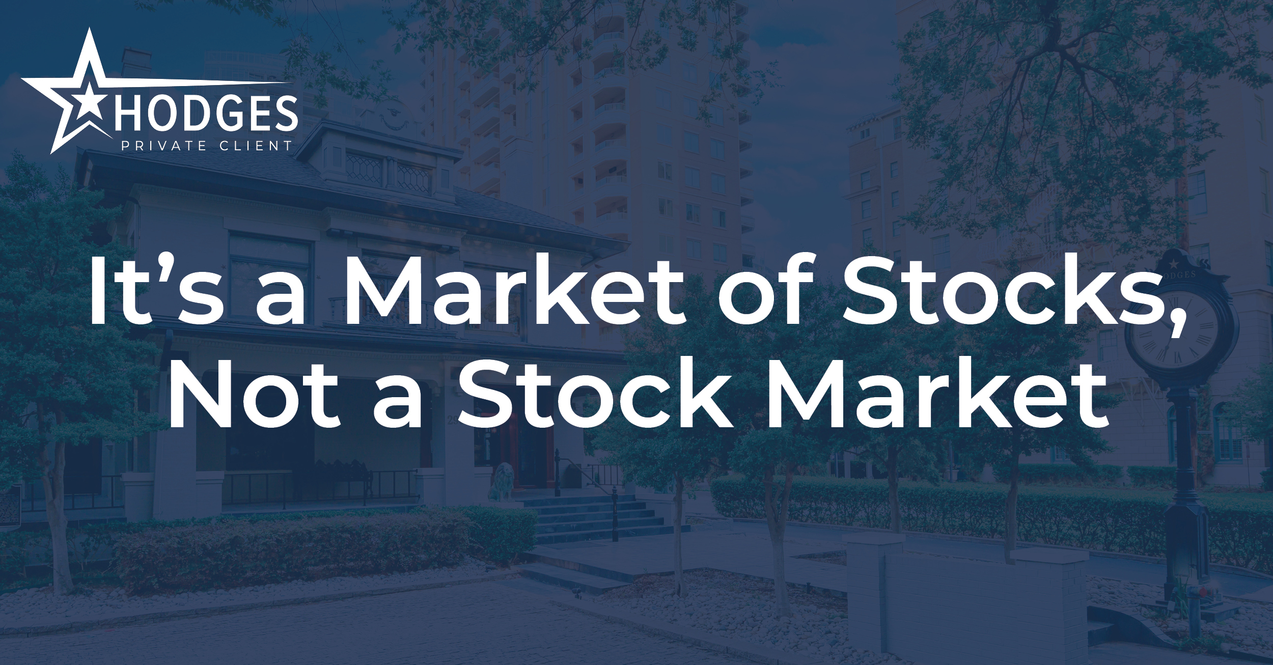 It’s a Market of Stocks, Not a Stock Market
